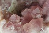 Sparkly, Pink Amethyst Geode Half - Argentina #170163-1